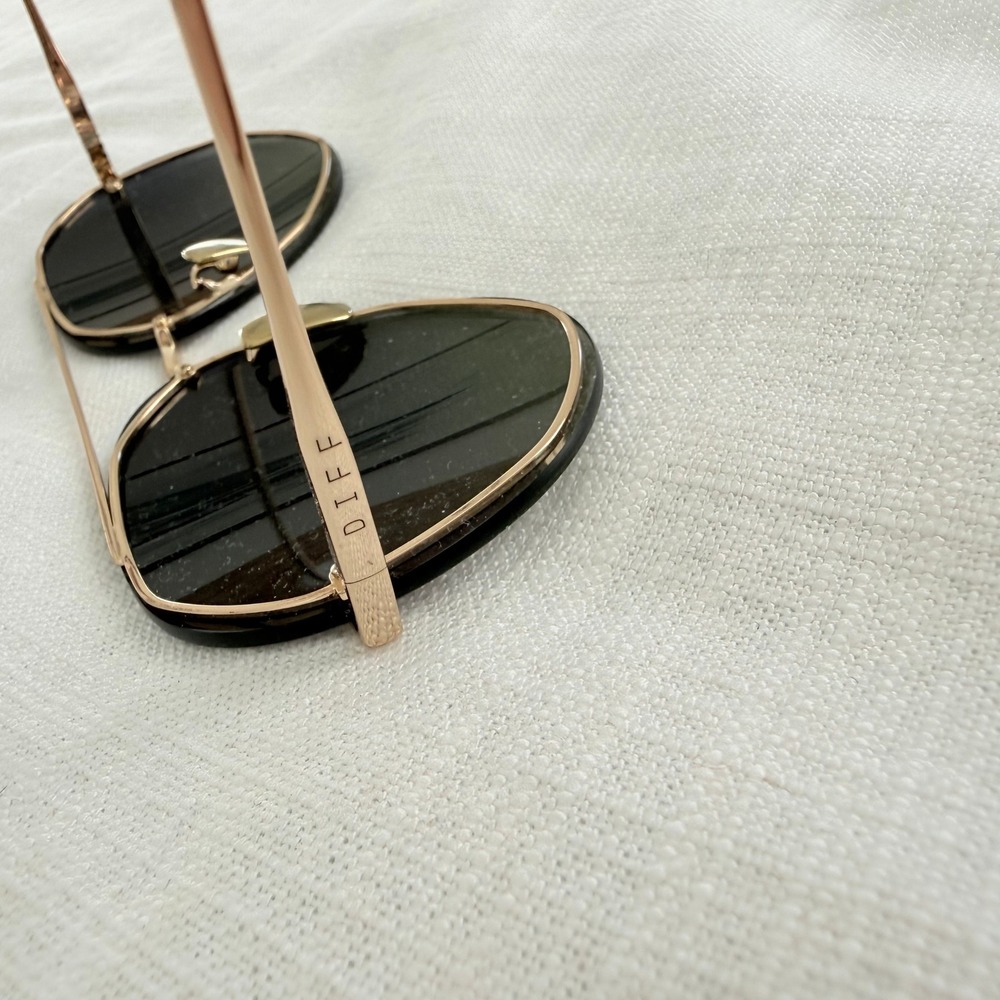 DIFF Eyewear Aviator Sunglasses Gradient Lenses G… - image 4